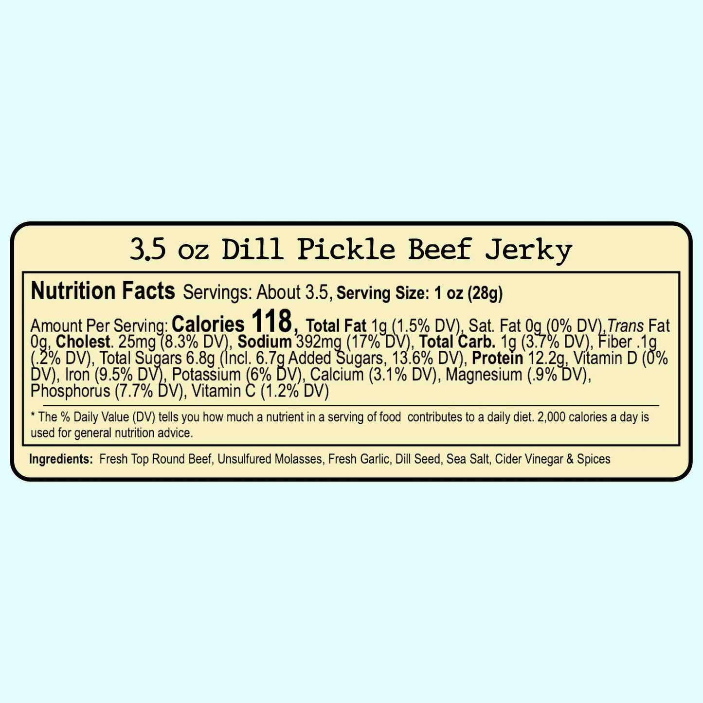 Dill Pickle Beef Jerky