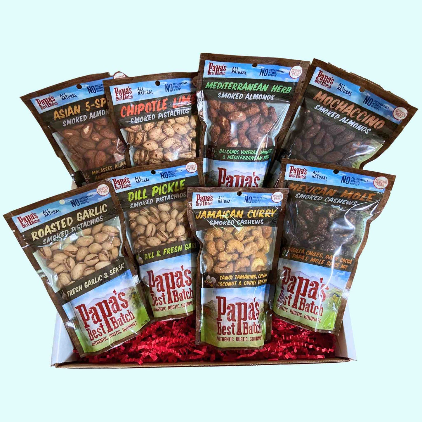 Smoked Nuts Gift Box Large Bags